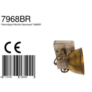 mexlite-spot-gearwood-brons-metaalrubberwood-opbouwspot-e27-7968br-8a