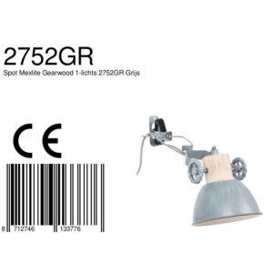 mexlite-spot-gearwood-grijs-metaalrubberwood-e27-2752gr-8a