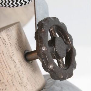 mexlite-spot-gearwood-nikkel-metaalrubberwood-ø38cm-e27-3063ni-5