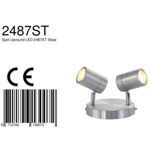 mexlite-spot-uproundled-staal-metaal-ø24cm-gu10-2487st-8a