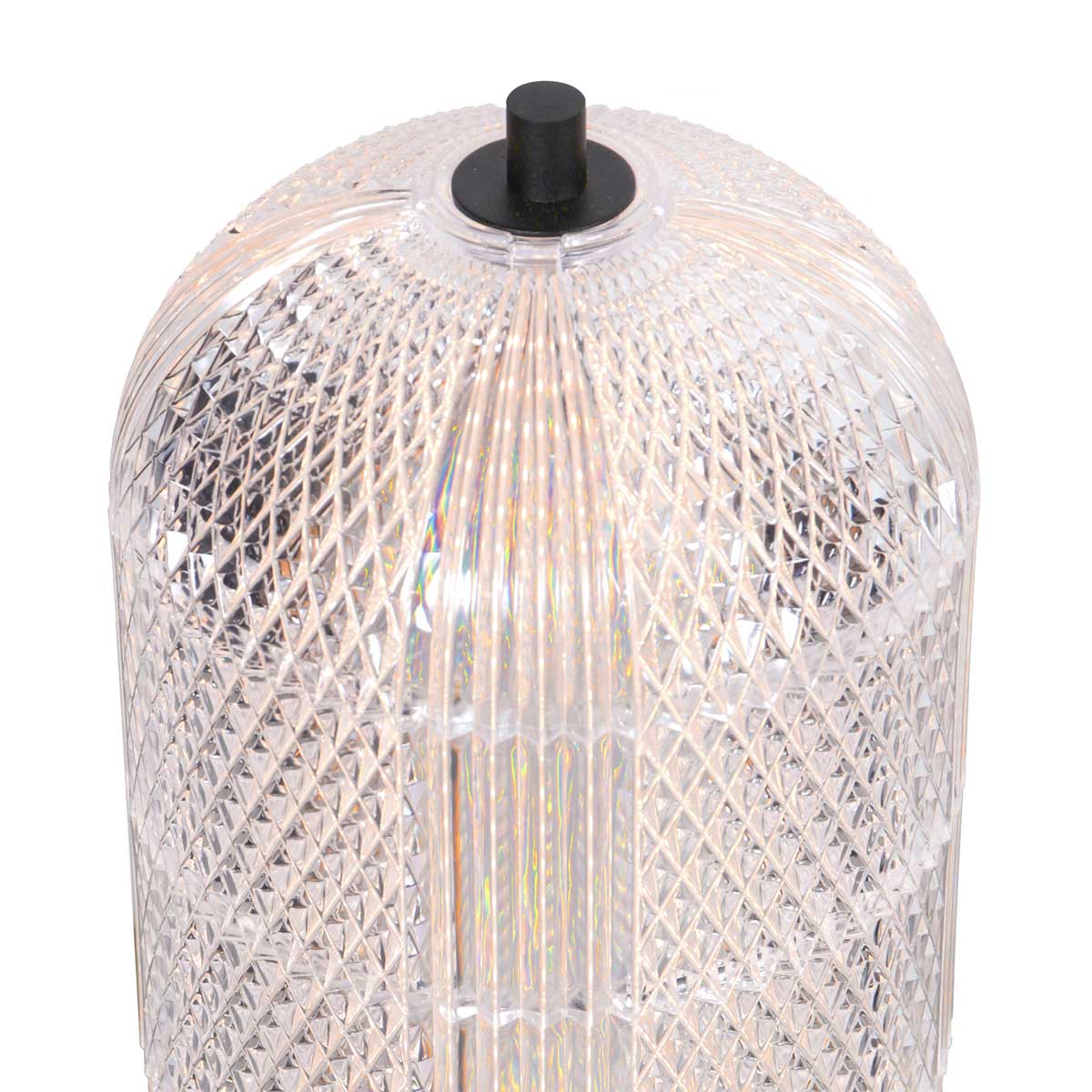 mexlite-tafellamp-geripu-zilverzwart-kunststofmetaal-ø15cm-led-3841zw-4