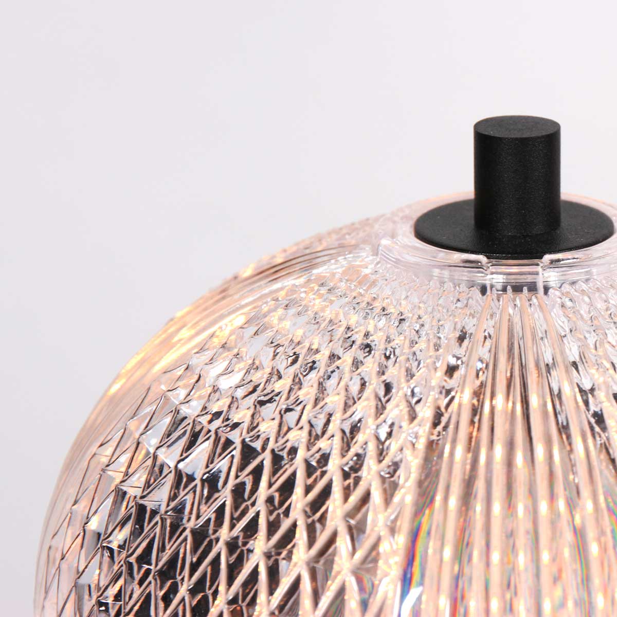 mexlite-tafellamp-geripu-zilverzwart-kunststofmetaal-ø15cm-led-3841zw-5