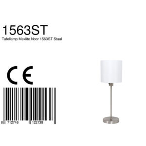 mexlite-tafellamp-noor-staal-metaalstof-ø20cm-e27-1563st-8a