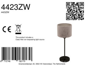 mexlite-tafellamp-noor-zilverzwart-metaaltextiel-nachtkastlamp-e27-4423zw-8a