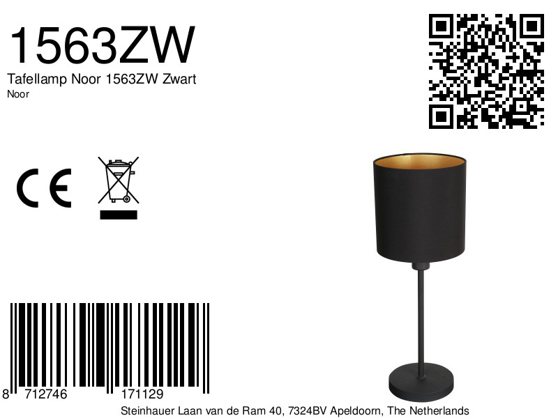 mexlite-tafellamp-noor-zwart-linnenmetaal-ø20cm-e27-1563zw-8a