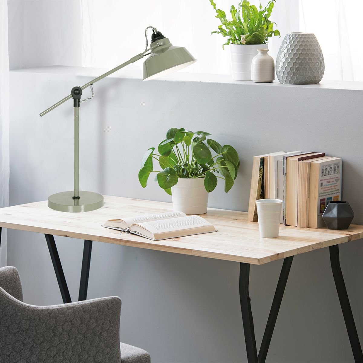 mexlite-tafellamp-nove-groen-metaal-ø18cm-e27-1321g-2