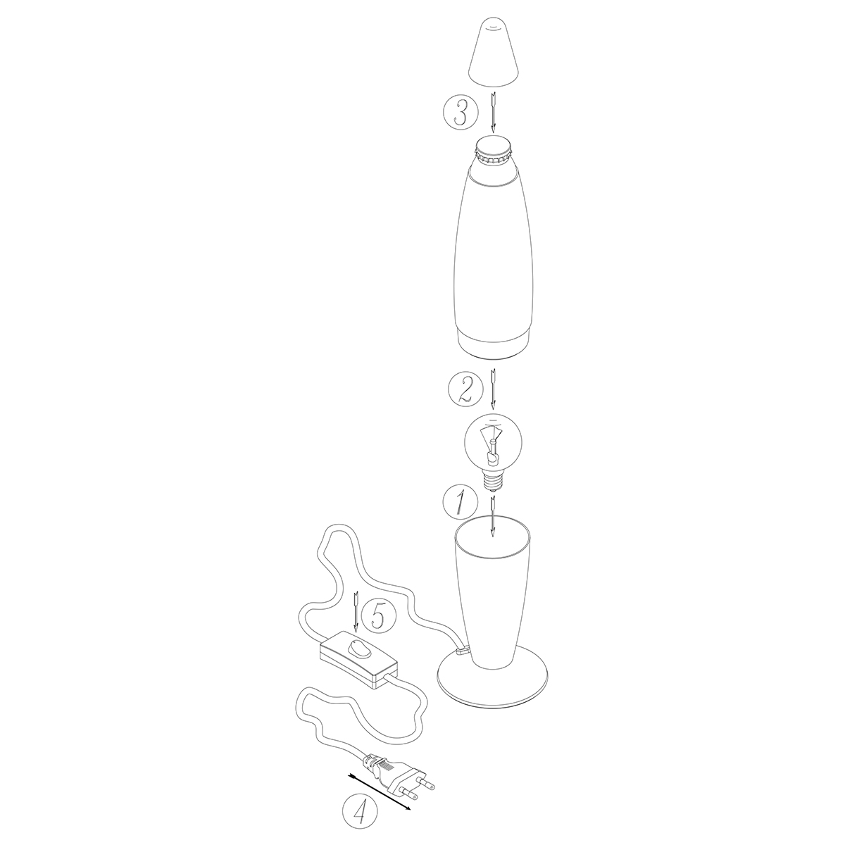 mexlite-tafellamp-volcan-zwart-glasmetaal-ø9cm-e14-3116zw-9