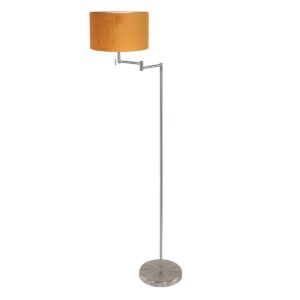 mexlite-vloerlamp-bella-staal-metaalveloursstof-ø45cm-e27-3877st-1
