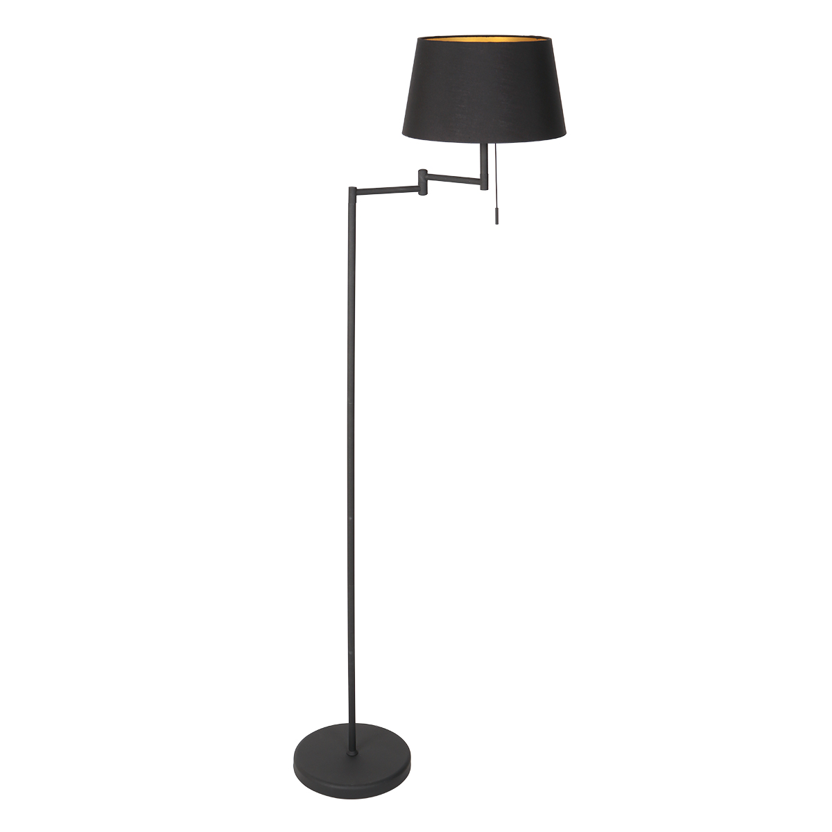 mexlite-vloerlamp-bella-zwart-linnenmetaal-leeslamp-e27-5894zw-0