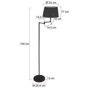 mexlite-vloerlamp-bella-zwart-linnenmetaal-leeslamp-e27-5894zw-7