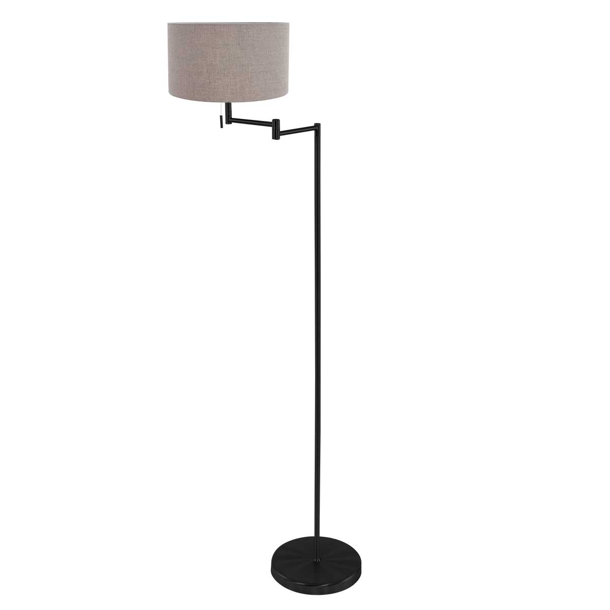mexlite-vloerlamp-bella-zwart-linnenmetaal-ø45cm-e27-3889zw-1