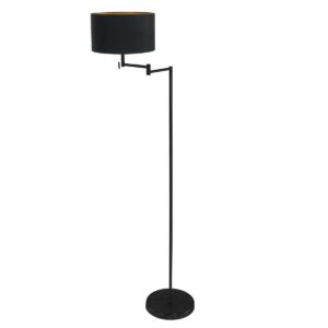 mexlite-vloerlamp-bella-zwart-linnenmetaal-ø45cm-e27-3892zw-1