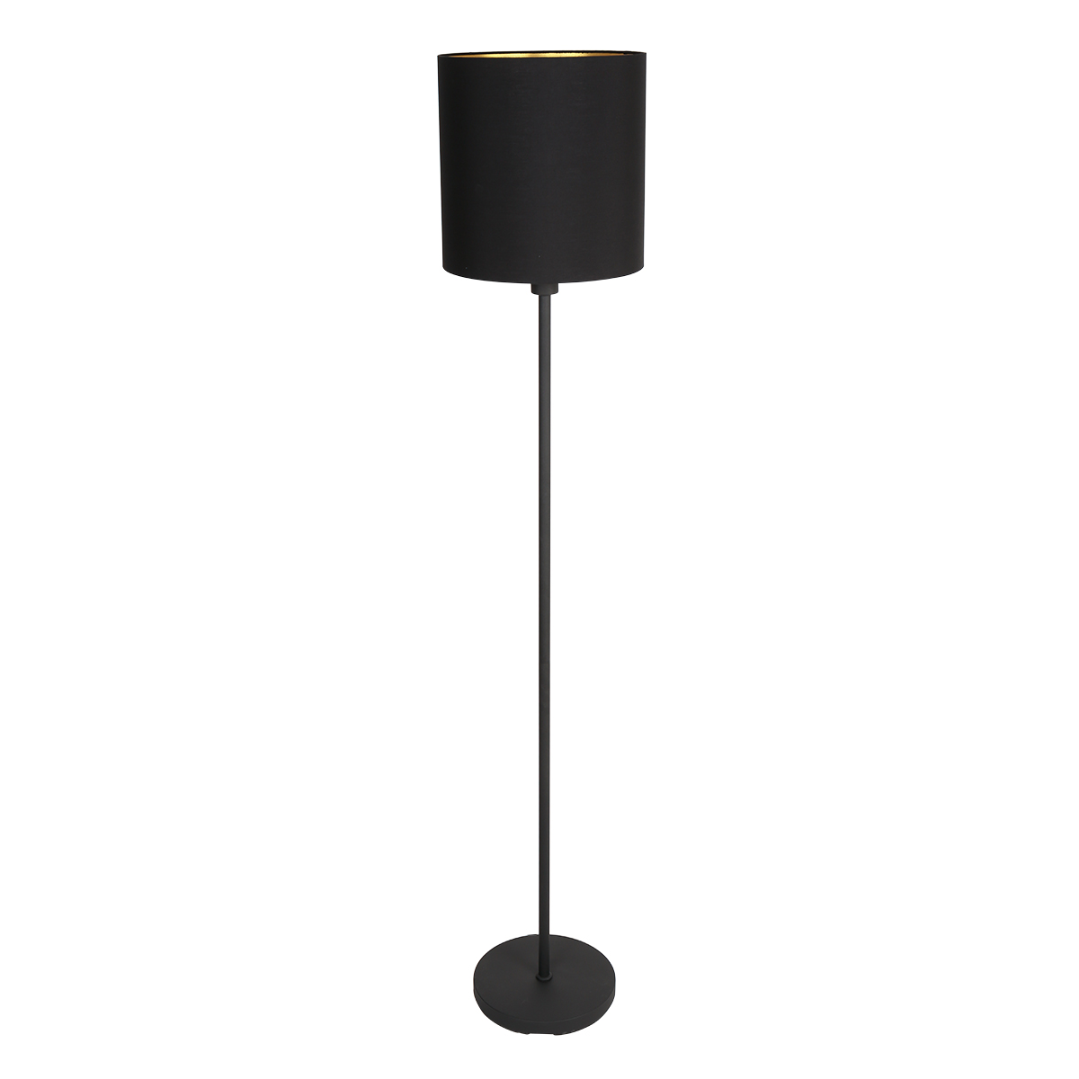 mexlite-vloerlamp-noor-zwart-linnenmetaal-ø30cm-e27-1564zw-0