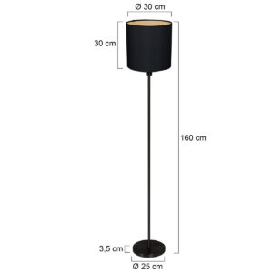 mexlite-vloerlamp-noor-zwart-linnenmetaal-ø30cm-e27-1564zw-7