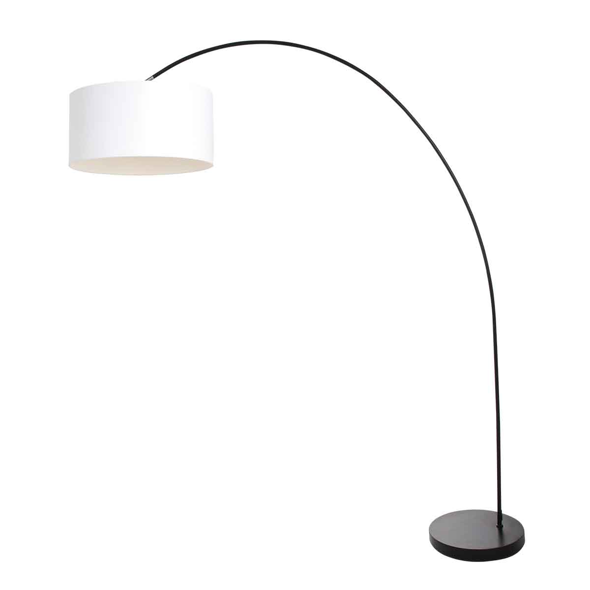mexlite-vloerlamp-solva-zwart-linnenmetaal-booglamp-e27-3894zw-1
