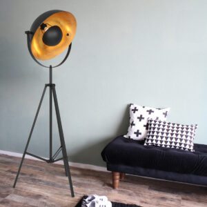 mexlite-vloerlamp-sunflower-zwart-metaal-ø74cm-e27-3664zw-2