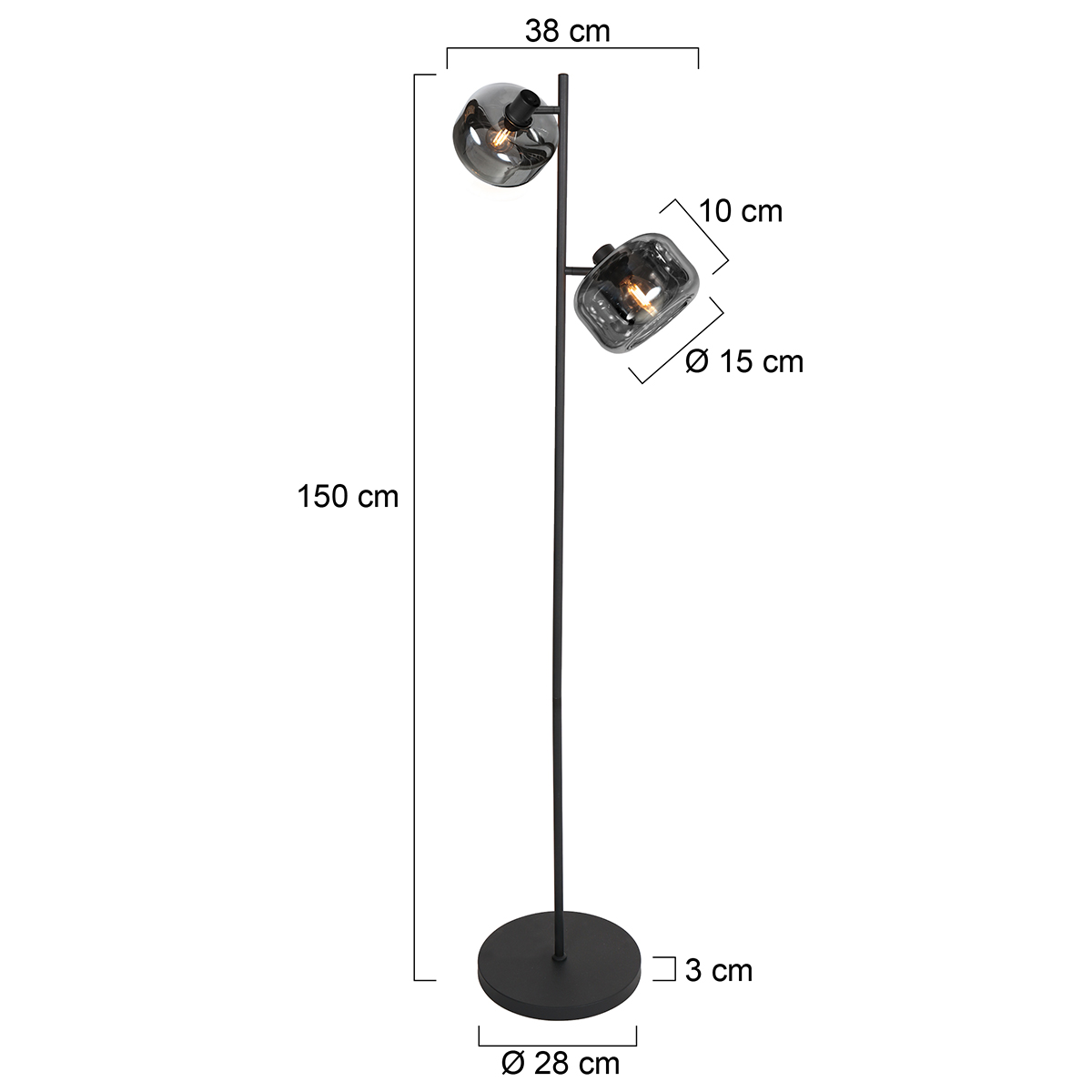 mexlite-vloerlamp-tenebris-zwart-glasmetaal-ø28cm-e14-4213zw-7