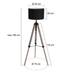 mexlite-vloerlamp-triek-zwart-metaalstof-ø75cm-e27-7175zw-7