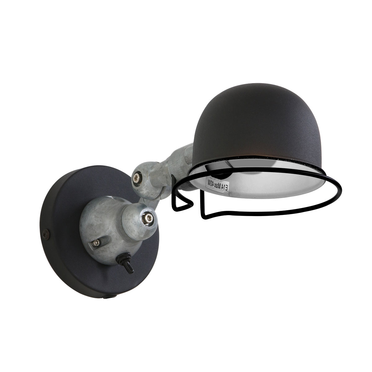 mexlite-wandlamp-davin-zwart-aluminiummetaal-bedlampje-e14-7657zw-1