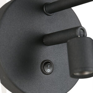 mexlite-wandlamp-noor-zwart-linnenmetaal-ø18cm-led_e27-1562zw-13