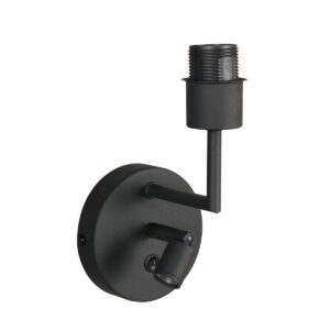 mexlite-wandlamp-noor-zwart-linnenmetaal-ø18cm-led_e27-1562zw-14