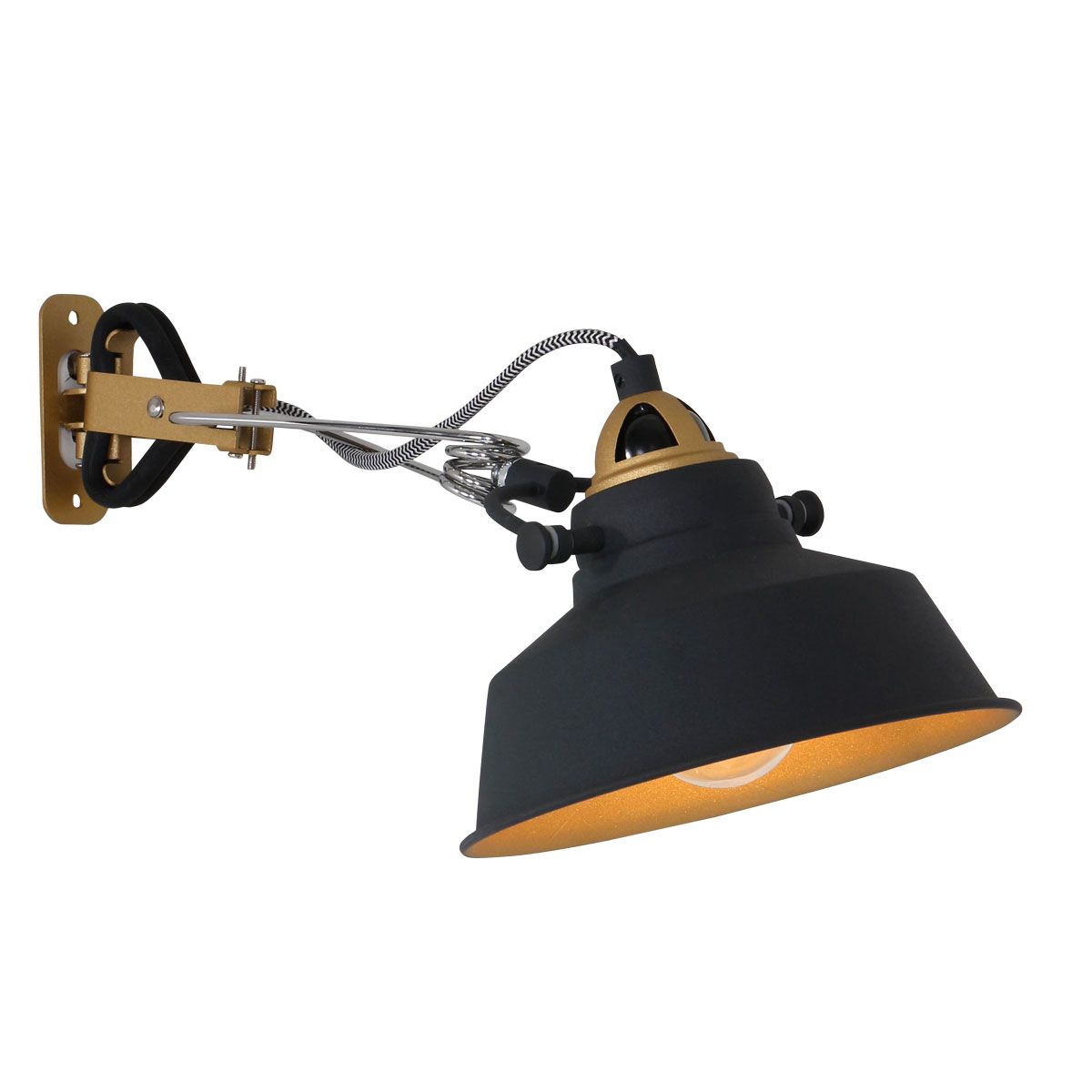 mexlite-wandlamp-nove-zwart-metaal-ø18cm-e27-1320zw-1