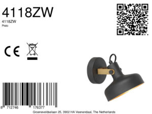 mexlite-wandlamp-prato-zwart-metaal-bedlampje-e14-4118zw-8a