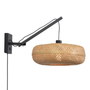 good&mojo-wandlamp-palawan-naturel/zwart-bamboe-ø40cm-e27-palawan/w2/ad/b/4015/n-0