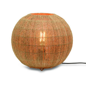 good&mojo-tafellamp-iguazu-naturel/zwart-riet-ø32cm-e27-iguazu/t36/n-0