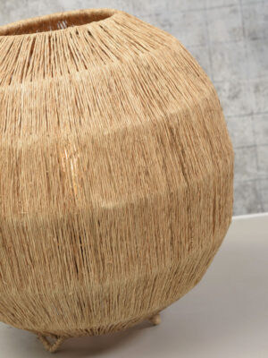 good&mojo-tafellamp-iguazu-naturel/zwart-riet-ø25cm-e27-iguazu/t25/n-07