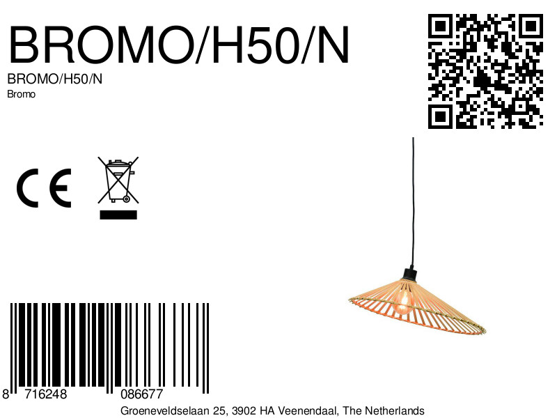 good&mojo-hanglamp-bromo-naturel/zwart-bamboe-ø50cm-e27-bromo/h50/n-8a