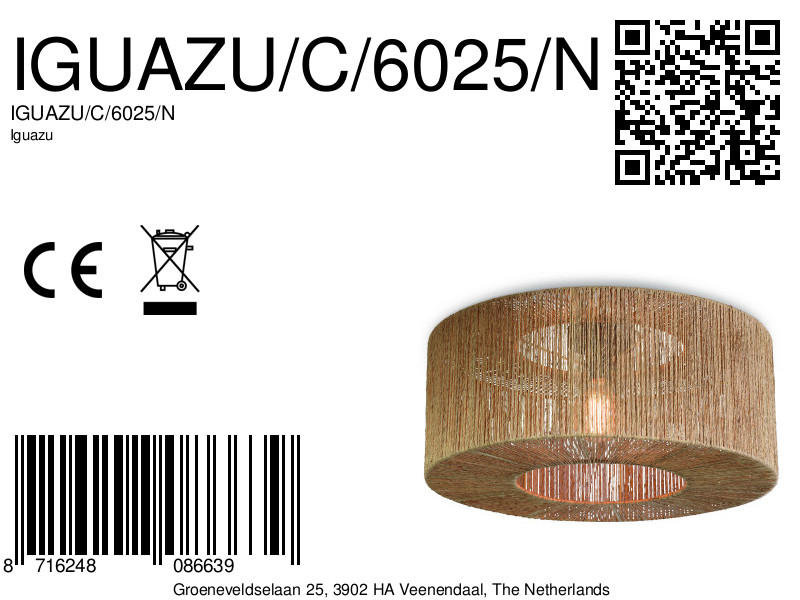 good&mojo-plafonniere-iguazu-naturel/zwart-riet-ø60cm-e27-iguazu/c/6025/n-8a