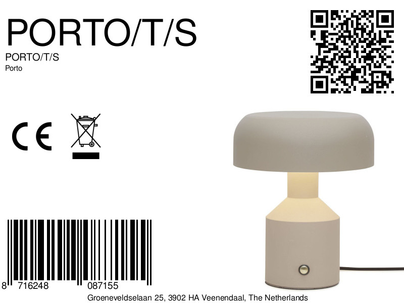 it'saboutromi-tafellamp-porto-grijs-metaal-ø25cm-e27-porto/t/s-8a