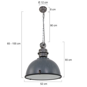 steinhauer-hanglamp-bikkel-grijs-glasmetaal-ø52cm-e27-7834gr-7