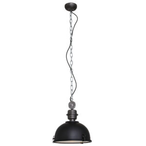 steinhauer-hanglamp-bikkel-zwart-glasmetaal-ø32cm-e27-7978zw-1