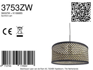 steinhauer-hanglamp-sparkledlight-zwart-bamboemetaal-ø50cm-e27-3753zw-8a