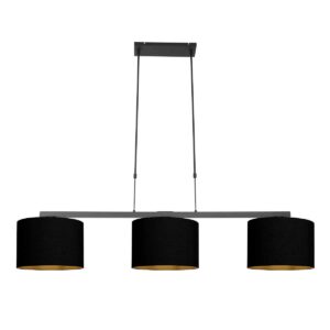 steinhauer-hanglamp-stang-zwart-linnenmetaal-groteeettafellamp-e27-3981zw-1