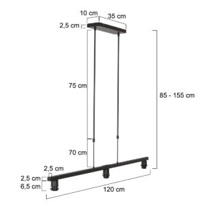 steinhauer-hanglamp-stang-zwart-metaal-lossearmatuur-e27-3457zw-7