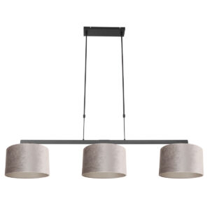 steinhauer-hanglamp-stang-zwart-metaalveloursstof-groteeettafellamp-e27-3459zw-1