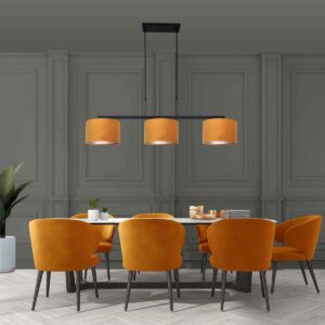 steinhauer-hanglamp-stang-zwart-metaalveloursstof-groteeettafellamp-e27-3460zw-2