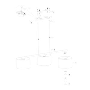 steinhauer-hanglamp-stang-zwart-metaalveloursstof-groteeettafellamp-e27-3460zw-9