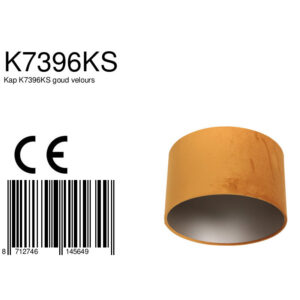 steinhauer-kap-shade-goud-veloursstof-ø30cm-e27-k7396ks-8a