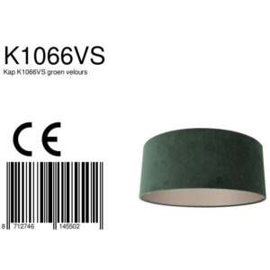 steinhauer-kap-shade-groen-veloursstof-ø50cm-e27-k1066vs-8a