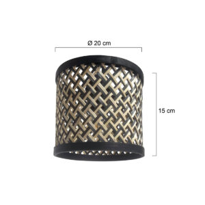 steinhauer-kap-shade-zwart-bamboehout-ø20cm-e27-k3084bs-7