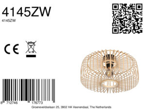 steinhauer-plafonniere-bloeba-naturel-bamboemetaal-ø50cm-e27-4145zw-8a