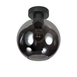 steinhauer-plafonniere-bloeba-zwart-glasmetaal-ø20cm-e27-4374zw-1