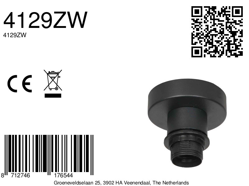 steinhauer-plafonniere-bloeba-zwart-metaal-ø10cm-e27-4129zw-8a
