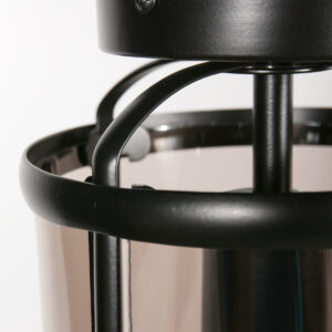 steinhauer-plafonniere-pimpernel-zwart-glasmetaal-ø16cm-e27-5973zw-1