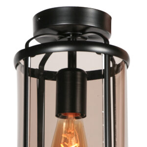 steinhauer-plafonniere-pimpernel-zwart-glasmetaal-ø16cm-e27-5973zw-1