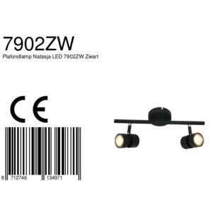 steinhauer-spot-natasjaled-zwart-metaal-designlamp-gu10-7902zw-8a